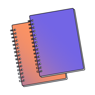 notebook i love pins